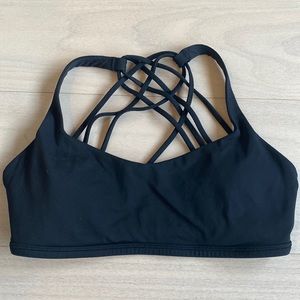 Size 8 Black Lululemon Sports Bra